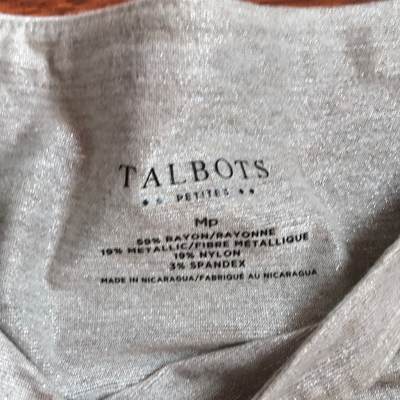 Talbots Shimmer Top - Picture 2 of 6